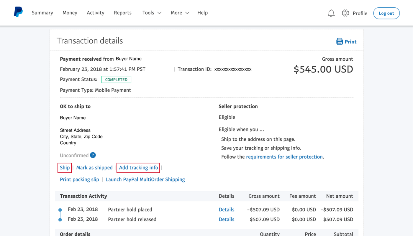 Detailed steps to edit tracking numbers on PayPal