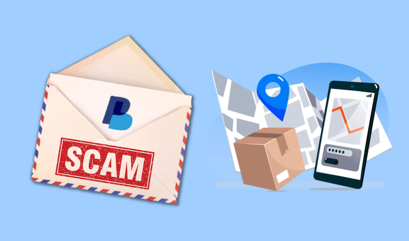 Delivery-related scams involving PayPal emails are the most popular