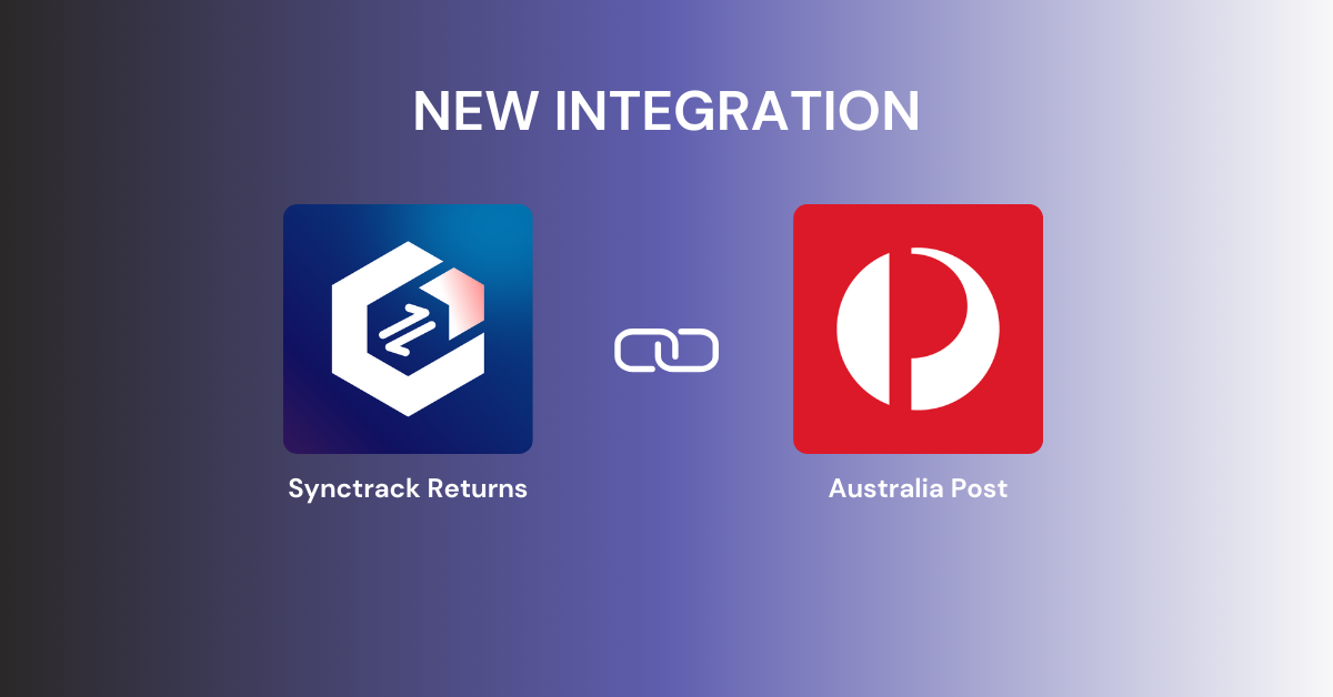 Synctrack Returns and Australia Post partnership